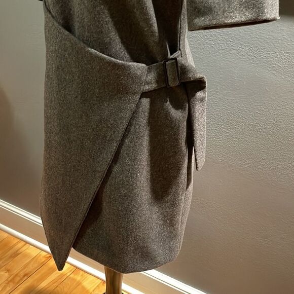 Kate Spade Saturday steel heather Buckle Over short sleeve midi dress NWT Size 4 - Picture 5 of 7